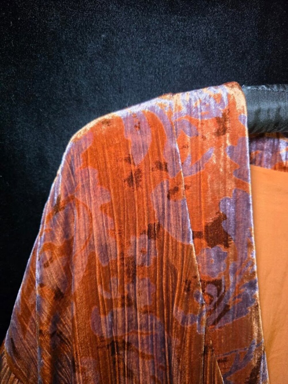 Anthropologie Esme Velvet Kimono Jacket S - Picture 3 of 11